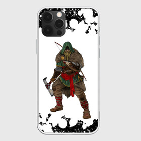 Чехол для iPhone 12 Pro Max с принтом ASSASSIN`S CREED VALHALLA (+спина) (Z) в Кировске, Силикон |  | logo | slayer | valhalla | vikings | асасин | ассасин крид | ассассин | вальхалла | викинги | лого | логотип | тамплиеры