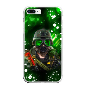 Чехол для iPhone 7Plus/8 Plus матовый с принтом Opposing Force | Адриан Шепард (+спина) (Z) в Кировске, Силикон | Область печати: задняя сторона чехла, без боковых панелей | aperture laboratories | black mesa | half life | opposing force | valve | адриан шепард | блэк меса | вэлв | халф лайф