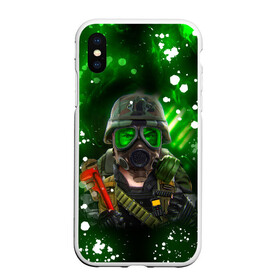 Чехол для iPhone XS Max матовый с принтом Opposing Force | Адриан Шепард (+спина) (Z) в Кировске, Силикон | Область печати: задняя сторона чехла, без боковых панелей | aperture laboratories | black mesa | half life | opposing force | valve | адриан шепард | блэк меса | вэлв | халф лайф