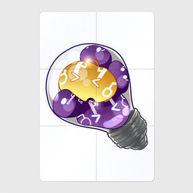 Магнитный плакат 2Х3 с принтом Первая лампочка в Кировске, Полимерный материал с магнитным слоем | 6 деталей размером 9*9 см | арт | лампочка | рисунок | свет | слайм | слаймы | электричество | электро
