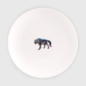 Тарелка с принтом Северный волк в Кировске, фарфор | диаметр - 210 мм
диаметр для нанесения принта - 120 мм | арт | божество | животное божество | лёд | рисунок | север | фантастический зверь | фантастическое животное | холод