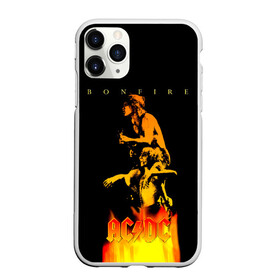 Чехол для iPhone 11 Pro Max матовый с принтом Bonfire  AC/DC в Кировске, Силикон |  | ac dc | acdc | acdc ас дс | angus young | back in black | highway to hell | mckinno | австралийская | ангус янг | ас дс | асдс | блюз | в форме | гитара | группа | крис слэйд | метал | молния | музыка | певец | рок | рок н ролл | стиви янг