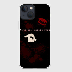Чехол для iPhone 13 mini с принтом Double Feature в Кировске,  |  | american horror story | американская история ужасов двойной сеанс | зубы вампира | кровь | талант американская история ужасов