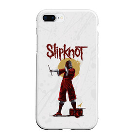 Чехол для iPhone 7Plus/8 Plus матовый с принтом SLIPKNOT | СЛИПКНОТ (Z) в Кировске, Силикон | Область печати: задняя сторона чехла, без боковых панелей | joey jordison | rock | slipknot | джордисон джои | петля | рок | скользящий узел | слипкнот | тяжелый рок | удавка