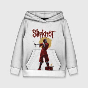 Детская толстовка 3D с принтом SLIPKNOT | СЛИПКНОТ (Z) в Кировске, 100% полиэстер | двухслойный капюшон со шнурком для регулировки, мягкие манжеты на рукавах и по низу толстовки, спереди карман-кенгуру с мягким внутренним слоем | joey jordison | rock | slipknot | джордисон джои | петля | рок | скользящий узел | слипкнот | тяжелый рок | удавка