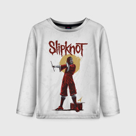 Детский лонгслив 3D с принтом SLIPKNOT | СЛИПКНОТ (Z) в Кировске, 100% полиэстер | длинные рукава, круглый вырез горловины, полуприлегающий силуэт
 | joey jordison | rock | slipknot | джордисон джои | петля | рок | скользящий узел | слипкнот | тяжелый рок | удавка