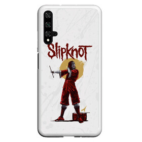 Чехол для Honor 20 с принтом SLIPKNOT | СЛИПКНОТ (Z) в Кировске, Силикон | Область печати: задняя сторона чехла, без боковых панелей | joey jordison | rock | slipknot | джордисон джои | петля | рок | скользящий узел | слипкнот | тяжелый рок | удавка