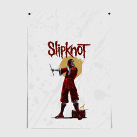 Постер с принтом SLIPKNOT | СЛИПКНОТ (Z) в Кировске, 100% бумага
 | бумага, плотность 150 мг. Матовая, но за счет высокого коэффициента гладкости имеет небольшой блеск и дает на свету блики, но в отличии от глянцевой бумаги не покрыта лаком | joey jordison | rock | slipknot | джордисон джои | петля | рок | скользящий узел | слипкнот | тяжелый рок | удавка