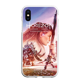 Чехол для iPhone XS Max матовый с принтом Элой Horizon Forbidden West DE в Кировске, Силикон | Область печати: задняя сторона чехла, без боковых панелей | aloy | bow | dinosaur | games | horizon forbidden west | hunt | nextgen | playstation 5 | ps5 | robot | zero dawn | горизонт | динозавр | запретный запад | игры | лук | некстген | нулевой рассвет | охота | плейстейшен 5 | пс5 | робот | элой