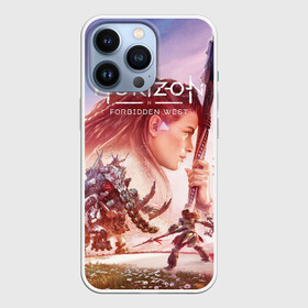 Чехол для iPhone 13 Pro с принтом Элой Horizon Forbidden West DE в Кировске,  |  | aloy | bow | dinosaur | games | horizon forbidden west | hunt | nextgen | playstation 5 | ps5 | robot | zero dawn | горизонт | динозавр | запретный запад | игры | лук | некстген | нулевой рассвет | охота | плейстейшен 5 | пс5 | робот | элой