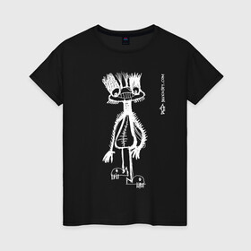 Женская футболка хлопок с принтом Frooogggile в Кировске, 100% хлопок | прямой крой, круглый вырез горловины, длина до линии бедер, слегка спущенное плечо | лягух | пришелец | рыбные ноги