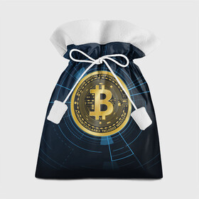 Подарочный 3D мешок с принтом BITCOIN ВАЛЮТА в Кировске, 100% полиэстер | Размер: 29*39 см | Тематика изображения на принте: bitcoin | btc | coin | биткоин | биткойн | валюта | деньги | криптовалюта | монета | платёжная система | технология