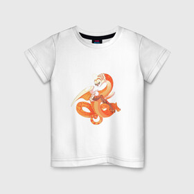 Детская футболка хлопок с принтом Дракон солнца в Кировске, 100% хлопок | круглый вырез горловины, полуприлегающий силуэт, длина до линии бедер | арт | дракон | рисунок | сова | солнце | фантастический зверь | фантастическое животное
