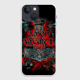 Чехол для iPhone 13 mini с принтом Amon Amarth в Кировске,  |  | amon amarth | metal | викинг метал | группы | дэт метал | метал | музыка | рок