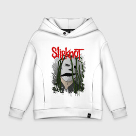 Детское худи Oversize хлопок с принтом COREY TAYLOR | SLIPKNOT | СЛИПКНОТ (Z) в Кировске, френч-терри — 70% хлопок, 30% полиэстер. Мягкий теплый начес внутри —100% хлопок | боковые карманы, эластичные манжеты и нижняя кромка, капюшон на магнитной кнопке | Тематика изображения на принте: corey taylor | corey todd taylor | rock | slipknot | кори тейлор | петля | рок | скользящий узел | слипкнот | тяжелый рок | удавка