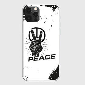 Чехол для iPhone 12 Pro с принтом Peace | Мир (Z) в Кировске, силикон | область печати: задняя сторона чехла, без боковых панелей | anarchy | hippies | peace | анархизм | анархия | два пальца | знак | знаки | любовь | мир | хиппи