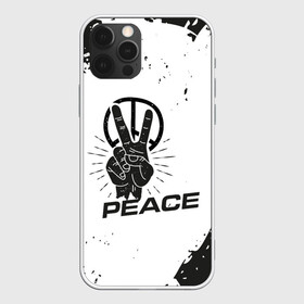 Чехол для iPhone 12 Pro Max с принтом Peace | Мир (Z) в Кировске, Силикон |  | anarchy | hippies | peace | анархизм | анархия | два пальца | знак | знаки | любовь | мир | хиппи