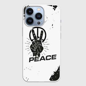 Чехол для iPhone 13 Pro с принтом Peace | Мир (Z) в Кировске,  |  | anarchy | hippies | peace | анархизм | анархия | два пальца | знак | знаки | любовь | мир | хиппи