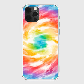 Чехол для iPhone 12 Pro Max с принтом РАДУЖНЫЙ УРАГАН | HURRICANE (Z) в Кировске, Силикон |  | color | dirty | paints | texture | брызги | брызги красок | вихрь | краски | радужный ураган | текстура | ураган