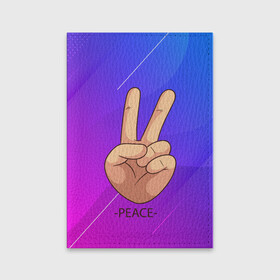 Обложка для паспорта матовая кожа с принтом ВСЕМ МИР | PEACE (Z) в Кировске, натуральная матовая кожа | размер 19,3 х 13,7 см; прозрачные пластиковые крепления | anarchy | hippies | peace | анархизм | анархия | два пальца | знак | знаки | любовь | мир | мир всем | хиппи