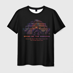 Мужская футболка 3D с принтом  Live at the Royal Albert Hall - BMTH в Кировске, 100% полиэфир | прямой крой, круглый вырез горловины, длина до линии бедер | bmth | bring me the horizon | альтернативный | бмт | бмтх | бмтш | брин | бринг | горизонт | достань для меня | дэткор | зе | метал | ми | рок | хоризон | электроник