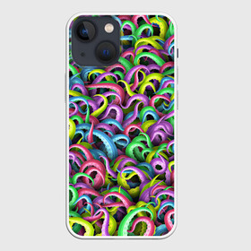 Чехол для iPhone 13 mini с принтом Психоделические щупальца в Кировске,  |  | кракен | ктулху | монстр | море | морской | осьминог | осьминожки | паттерн | психоделика