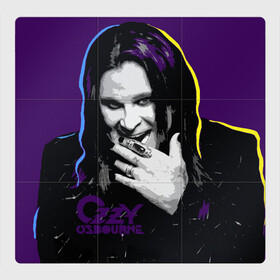 Магнитный плакат 3Х3 с принтом Ozzy Osbourne, Оззи Осборн в Кировске, Полимерный материал с магнитным слоем | 9 деталей размером 9*9 см | black sabbath | hard rock | heavy metal | john michael osbourne | ozzy osbourne | джон майкл осборн | оззи осборн | хард рок | хеви метал