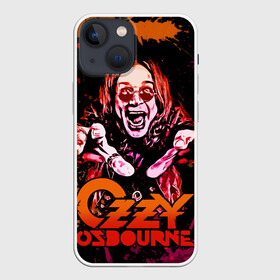Чехол для iPhone 13 mini с принтом Ozzy Osbourne в Кировске,  |  | black sabbath | hard rock | heavy metal | john michael osbourne | ozzy osbourne | джон майкл осборн | оззи осборн | хард рок | хеви метал