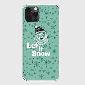 Чехол для iPhone 12 Pro Max с принтом Зима снежинки в Кировске, Силикон |  | let it snow | зима | идёт снег | медведь | метель | нг | новый год | рождество | снег | снегопад | снежинки