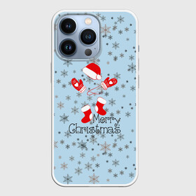 Чехол для iPhone 13 Pro с принтом Рождественская метель в Кировске,  |  | let it snow | merry christmas | зима | идёт снег | медведь | метель | нг | новый год | рождество | с рождеством | снег | снегопад | снежинки