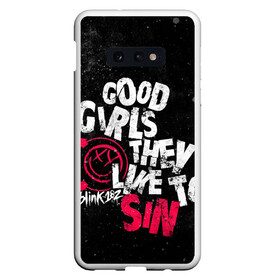 Чехол для Samsung S10E с принтом Blink 182, Good Girl в Кировске, Силикон | Область печати: задняя сторона чехла, без боковых панелей | Тематика изображения на принте: punk | группы | музыка | панк