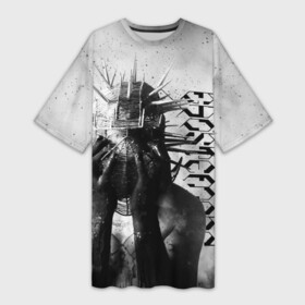 Платье-футболка 3D с принтом Ghostemane в Кировске,  |  | anti icon | ghostemane | ill biz | mercury | noise | young crowley | гостмейн | рэп | рэпер | эрик уитни