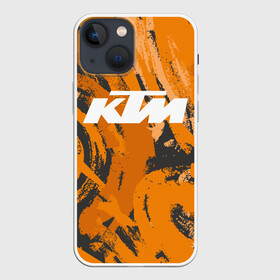 Чехол для iPhone 13 mini с принтом KTM | КТМ (Z) в Кировске,  |  | enduro | grange | ktm | moto | moto sport | motocycle | sportmotorcycle | гранж | ктм | мото | мото спорт | мотоспорт | спорт мото