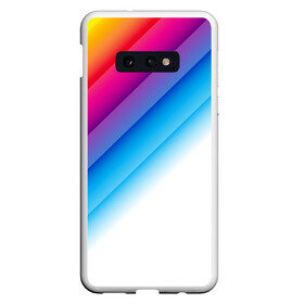 Чехол для Samsung S10E с принтом РАДУЖНЫЕ ПОЛОСЫ | RAINBOW (Z) в Кировске, Силикон | Область печати: задняя сторона чехла, без боковых панелей | abstraction | colors | geometry | lines | paints | rainbow | stripes | texture | абстракция | краски | полосы | радуга | радужные полосы | текстура