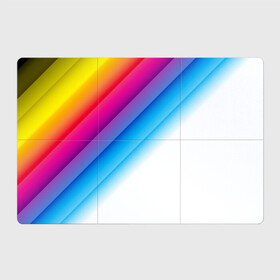 Магнитный плакат 3Х2 с принтом РАДУЖНЫЕ ПОЛОСЫ | RAINBOW (Z) в Кировске, Полимерный материал с магнитным слоем | 6 деталей размером 9*9 см | abstraction | colors | geometry | lines | paints | rainbow | stripes | texture | абстракция | краски | полосы | радуга | радужные полосы | текстура