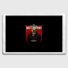 Магнит 45*70 с принтом BAD COMPANY - Five Finger Death Punch в Кировске, Пластик | Размер: 78*52 мм; Размер печати: 70*45 | Тематика изображения на принте: 5fdp | 5фдп | ffdp | five finger death punch | ivan lewis greening | ivan moody | айвен льюис грининг | метал группа | рок группа | файв фингер дед панч | ффдп