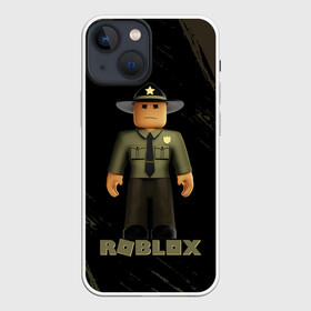 Чехол для iPhone 13 mini с принтом ШЕРИФ | РОБЛОКС (Z) в Кировске,  |  | game | gamer | roblox | sheriff | simulator | игра | конструктор | коп | роблок | роблокс | симулятор | строительство | фигура | шериф