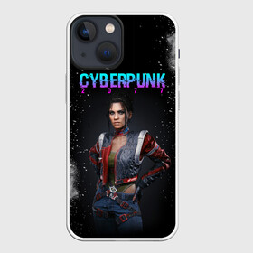 Чехол для iPhone 13 mini с принтом Панам Палмер | КИБЕРПАНК 2077 в Кировске,  |  | cyberpunk 2077 | альдекальдо | арасака | киберпанк 2077 | кочевница | найт сити | палмер | панам | панам палмер | пустоши