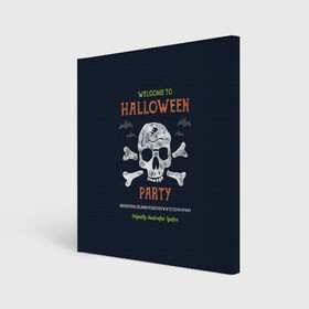 Холст квадратный с принтом Halloween Party в Кировске, 100% ПВХ |  | Тематика изображения на принте: halloween | holiday | pumpkin | samayn | vampire | zombie | вампир | ведьма | вечеринка | день всех святых | зомби | карнавал | маскарад | мертвец | оборотень | привидение | самайн | светильник джека | страшный джек | труп