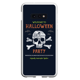 Чехол для Samsung S10E с принтом Halloween Party в Кировске, Силикон | Область печати: задняя сторона чехла, без боковых панелей | halloween | holiday | pumpkin | samayn | vampire | zombie | вампир | ведьма | вечеринка | день всех святых | зомби | карнавал | маскарад | мертвец | оборотень | привидение | самайн | светильник джека | страшный джек | труп