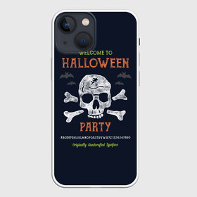 Чехол для iPhone 13 mini с принтом Halloween Party в Кировске,  |  | halloween | holiday | pumpkin | samayn | vampire | zombie | вампир | ведьма | вечеринка | день всех святых | зомби | карнавал | маскарад | мертвец | оборотень | привидение | самайн | светильник джека | страшный джек | труп