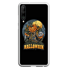 Чехол для Honor P30 с принтом HALLOWEEN в Кировске, Силикон | Область печати: задняя сторона чехла, без боковых панелей | halloween | holiday | pumpkin | samayn | vampire | zombie | вампир | ведьма | вечеринка | день всех святых | зомби | карнавал | маскарад | мертвец | оборотень | привидение | самайн | светильник джека | страшный джек | труп