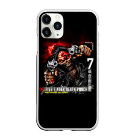 Чехол для iPhone 11 Pro матовый с принтом Five Finger Death Punch | 5FDP в Кировске, Силикон |  | Тематика изображения на принте: 5fdp | 5фдп | ffdp | five finger death punch | ivan lewis greening | ivan moody | айвен льюис грининг | метал группа | рок группа | файв фингер дед панч | ффдп