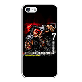 Чехол для iPhone 5/5S матовый с принтом Five Finger Death Punch | 5FDP в Кировске, Силикон | Область печати: задняя сторона чехла, без боковых панелей | Тематика изображения на принте: 5fdp | 5фдп | ffdp | five finger death punch | ivan lewis greening | ivan moody | айвен льюис грининг | метал группа | рок группа | файв фингер дед панч | ффдп