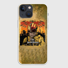 Чехол для iPhone 13 mini с принтом War Is the Answer   Five Finger Death Punch в Кировске,  |  | Тематика изображения на принте: 5fdp | 5фдп | ffdp | five finger death punch | ivan lewis greening | ivan moody | айвен льюис грининг | метал группа | рок группа | файв фингер дед панч | ффдп