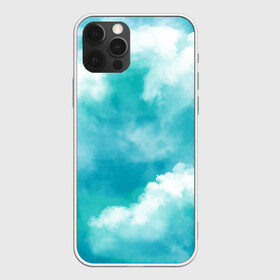 Чехол для iPhone 12 Pro Max с принтом Голубое Небо | Blue Sky (Z) в Кировске, Силикон |  | blue | blue sky | clouds | firmament | heaven | голубая | голубое небо | небеса | облака | облако