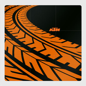Магнитный плакат 3Х3 с принтом ORANGE KTM | КТМ (Z) в Кировске, Полимерный материал с магнитным слоем | 9 деталей размером 9*9 см | enduro | ktm | moto | moto sport | motocycle | sportmotorcycle | ктм | мото | мото спорт | мотоспорт | спорт мото
