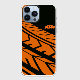 Чехол для iPhone 13 Pro Max с принтом ORANGE KTM | КТМ (Z) в Кировске,  |  | Тематика изображения на принте: enduro | ktm | moto | moto sport | motocycle | sportmotorcycle | ктм | мото | мото спорт | мотоспорт | спорт мото