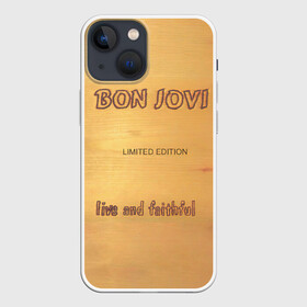 Чехол для iPhone 13 mini с принтом Live and Faithful   Bon Jovi в Кировске,  |  | bon jovi | john | альбом | арена | бон | бон джови | глэм | группа | джови | джон | метал | музыка | надпись | песни | поп | попрок | рок | рокер | смайл | солист | софт | стена | хард | хеви | хевиметал