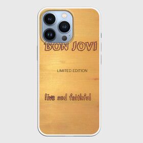 Чехол для iPhone 13 Pro с принтом Live and Faithful   Bon Jovi в Кировске,  |  | bon jovi | john | альбом | арена | бон | бон джови | глэм | группа | джови | джон | метал | музыка | надпись | песни | поп | попрок | рок | рокер | смайл | солист | софт | стена | хард | хеви | хевиметал